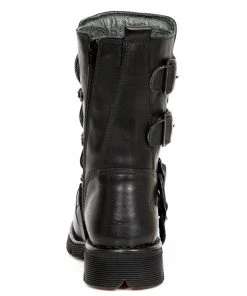 New Rock Boots New Rock Black Comfort Light Boots M.1473-S49 Gothic Boots