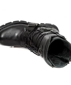 New Rock Boots New Rock Black Comfort Light Boots M.1473-S49 Gothic Boots