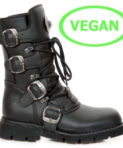 New Rock Boots Gothic Boots New Rock Vegan Comfort Sole M.1473-V1 Boots
