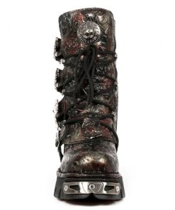 New Rock Boots New Rock Vintage Flower Reactor Boots M.391-S26