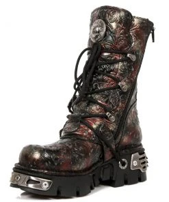 New Rock Boots New Rock Vintage Flower Reactor Boots M.391-S26