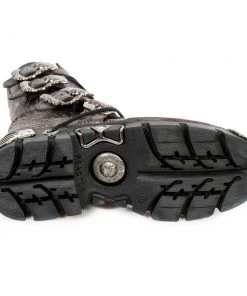 New Rock Boots New Rock Purple Vintage Flower Reactor Boots M.391-S5 Gothic Boots