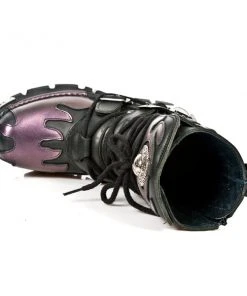 New Rock Boots New Rock M591 S5 Boots Purple Flame