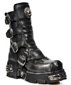 New Rock Boots Gothic Boots New Rock M.591X S2 Silver Flame Boots