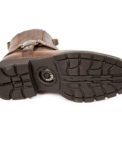 New Rock Boots New Rock Brown Motorcycle Ankle Boots Gothic Boots