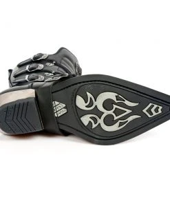 New Rock Boots New Rock Black Cowboy Boots M.7993-S1 All Footwear
