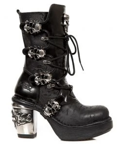 New Rock Boots New Rock Anki NRK Skull Boots M.8366-S1 20 New Rock Boots New Rock Anki NRK Skull Boots M.8366-S1