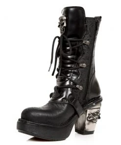 New Rock Boots New Rock Anki NRK Skull Boots M.8366-S1 16 New Rock Boots New Rock Anki NRK Skull Boots M.8366-S1