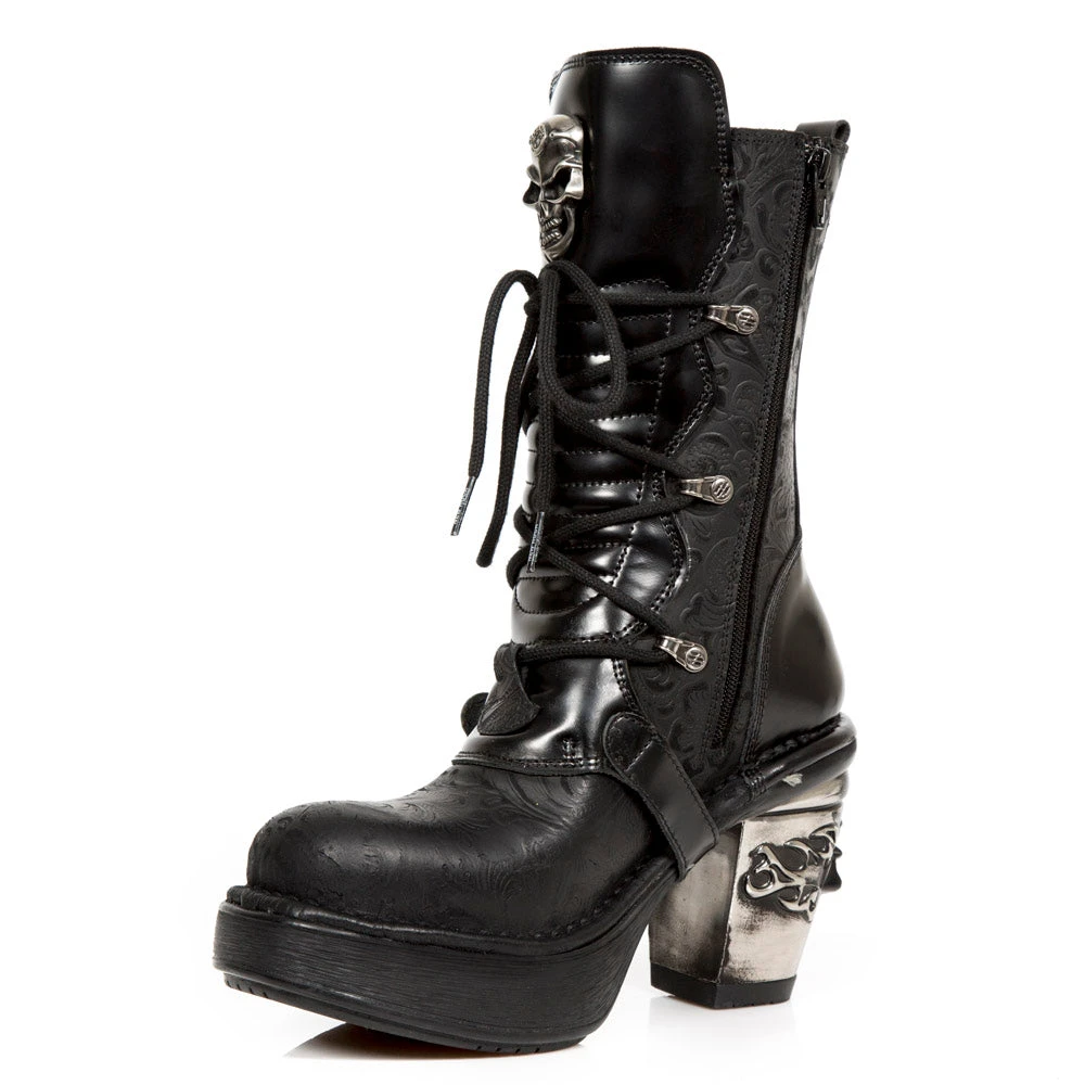 New Rock Boots New Rock Anki NRK Skull Boots M.8366-S1 7 New Rock Boots New Rock Anki NRK Skull Boots M.8366-S1