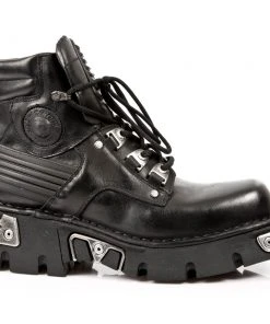 New Rock Boots Gothic Boots New Rock Metallic Collection Ankle Boots M.924-S1