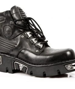 New Rock Boots Gothic Boots New Rock Metallic Collection Ankle Boots M.924-S1