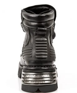 New Rock Boots Gothic Boots New Rock Metallic Collection Ankle Boots M.924-S1