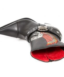 New Rock Boots Gothic Boots New Rock Ladies Cowboy Boots With Winged Skulls 20 New Rock Boots Gothic Boots New Rock Ladies Cowboy Boots With Winged Skulls