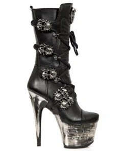 New Rock Boots New Rock Spiked Platform Boots M.DEVIL001-S3 Gothic Boots