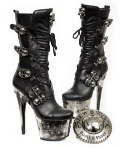 New Rock Boots New Rock Spiked Platform Boots M.DEVIL001-S3 Gothic Boots