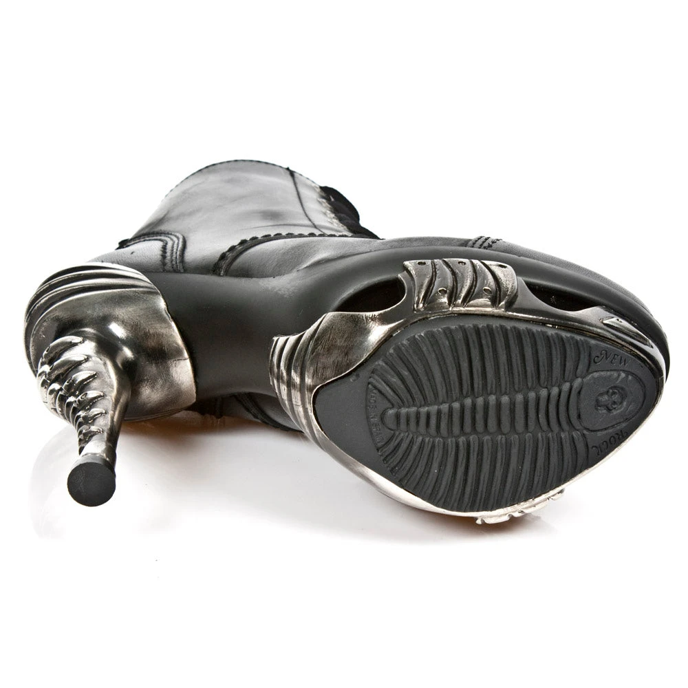 New Rock Boots New Rock Ladies Ankle Boots M.MAG016-S1 Gothic Boots 9 New Rock Boots New Rock Ladies Ankle Boots M.MAG016-S1 Gothic Boots