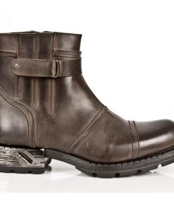 New Rock Boots Gothic Boots New Rock Brown Motorock Boots M.MR013-S2