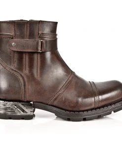 New Rock Boots Gothic Boots New Rock Brown Motorock Boots M.MR013-S2