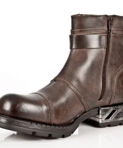 New Rock Boots Gothic Boots New Rock Brown Motorock Boots M.MR013-S2