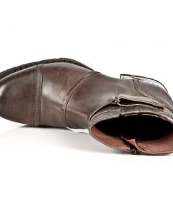 New Rock Boots Gothic Boots New Rock Brown Motorock Boots M.MR013-S2