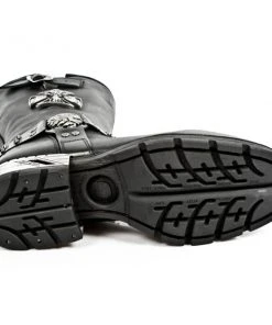 New Rock Boots New Rock Iron Cross Motorock Boots M.MR030-S1 All Footwear