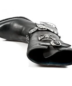 New Rock Boots New Rock Iron Cross Motorock Boots M.MR030-S1 All Footwear