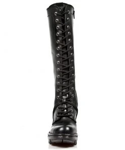 New Rock Boots New Rock Black Steel Neotrail Boots M.NEOTR013-S1 Gothic Boots