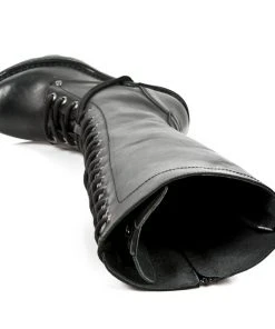 New Rock Boots New Rock Black Steel Neotrail Boots M.NEOTR013-S1 Gothic Boots