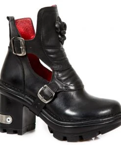 New Rock Boots New Rock Fleur De Lys Neotyre Shoes M.NEOTYRE66-S1 Gothic Boots