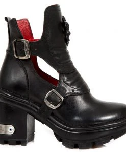 New Rock Boots New Rock Fleur De Lys Neotyre Shoes M.NEOTYRE66-S1 Gothic Boots