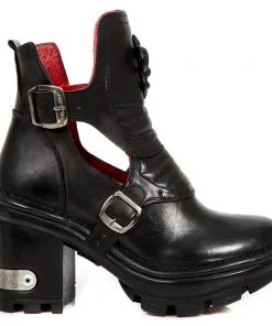 New Rock Boots New Rock Fleur De Lys Neotyre Shoes M.NEOTYRE66-S1 Gothic Boots