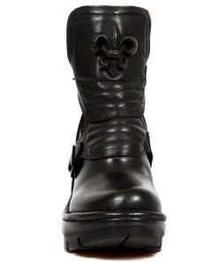 New Rock Boots New Rock Fleur De Lys Neotyre Shoes M.NEOTYRE66-S1 Gothic Boots