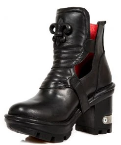 New Rock Boots New Rock Fleur De Lys Neotyre Shoes M.NEOTYRE66-S1 Gothic Boots