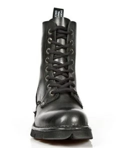 New Rock Boots New Rock Combat Boots M-NEWMILI084-S1