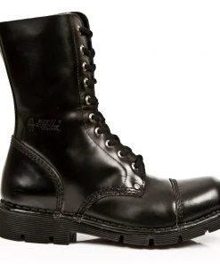 New Rock Boots New Rock Military Combat Boots M.NEWMILI10-S1 Gothic Boots