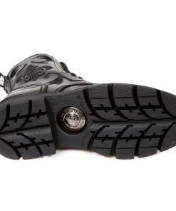 New Rock Boots Gothic Boots New Rock Embroidered Fleur De Lys Boots M.NEWMILI118-S1