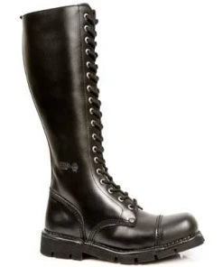 New Rock Boots New Rock Military Laced Boots M.NEWMILI19-S1