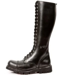 New Rock Boots New Rock Military Laced Boots M.NEWMILI19-S1