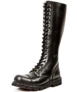 New Rock Boots New Rock Military Laced Boots M.NEWMILI19-S1