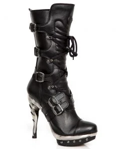 New Rock Boots New Rock High Heel Vegan Boots M.PUNK001-VS1