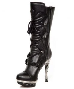 New Rock Boots New Rock High Heel Vegan Boots M.PUNK001-VS1