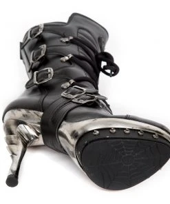 New Rock Boots New Rock High Heel Vegan Boots M.PUNK001-VS1