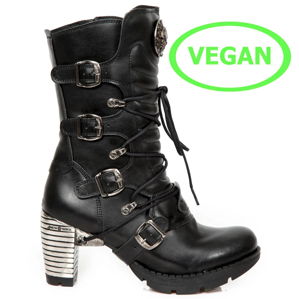New Rock Boots New Rock Vegan Trail Boots M.TR003-VS1 Gothic Boots 4 New Rock Boots New Rock Vegan Trail Boots M.TR003-VS1 Gothic Boots