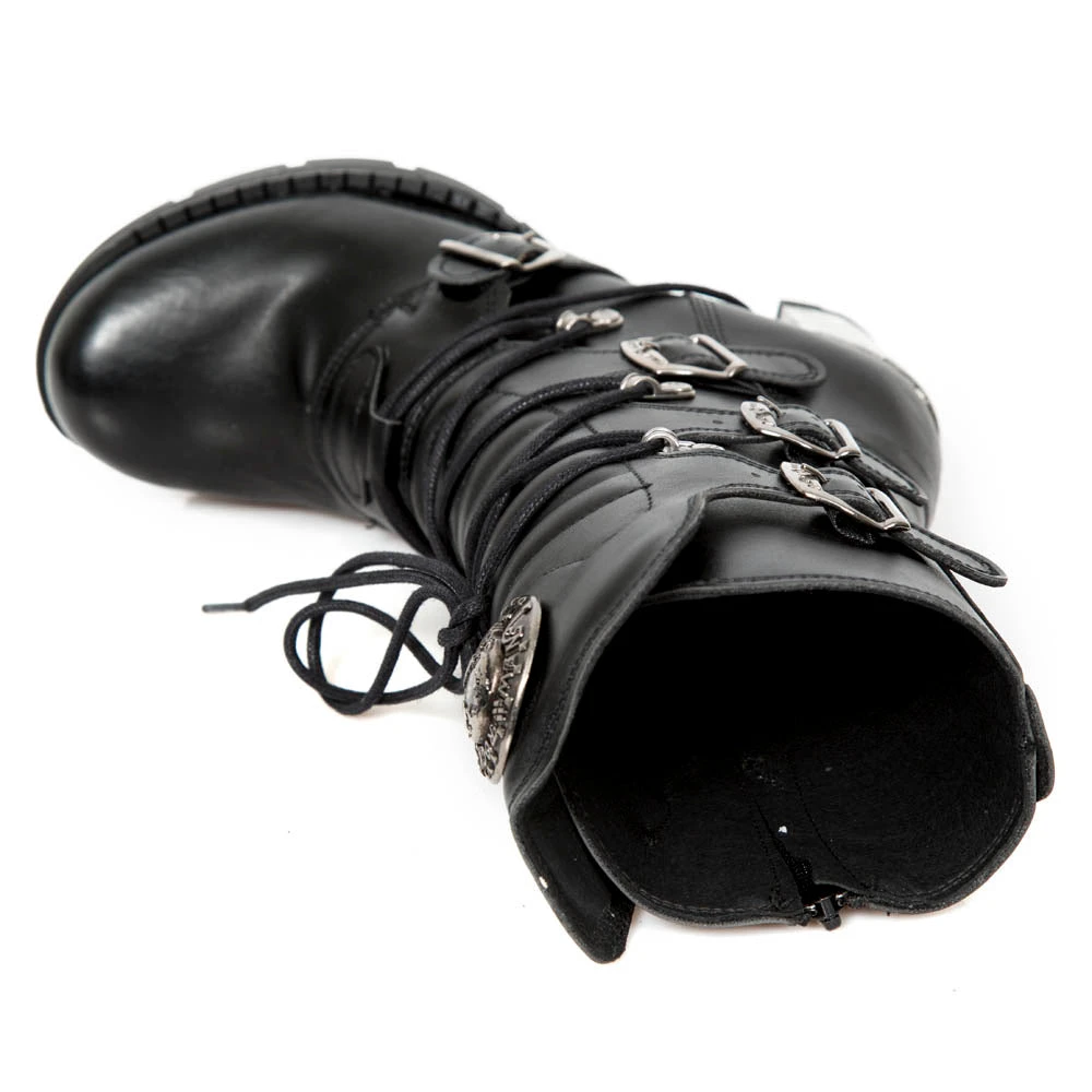 New Rock Boots New Rock Vegan Trail Boots M.TR003-VS1 Gothic Boots 10 New Rock Boots New Rock Vegan Trail Boots M.TR003-VS1 Gothic Boots