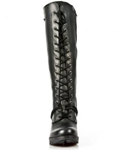 New Rock Boots New Rock Tall Laced Ladies Boots M.TR005-S1