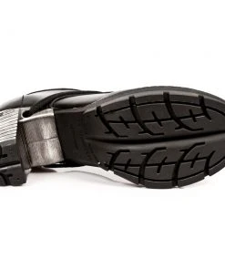 New Rock Boots New Rock Black Trail Heeled Shoes M.TR011-S3