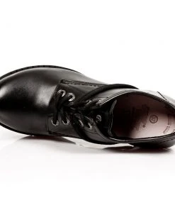 New Rock Boots New Rock Black Trail Heeled Shoes M.TR011-S3