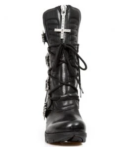New Rock Boots Gothic Boots New Rock Trail Boots With Cross And Bats M.TR090-S1