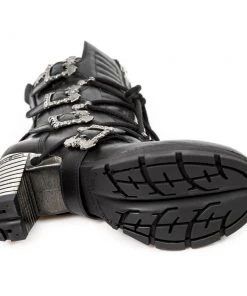New Rock Boots Gothic Boots New Rock Trail Boots With Cross And Bats M.TR090-S1