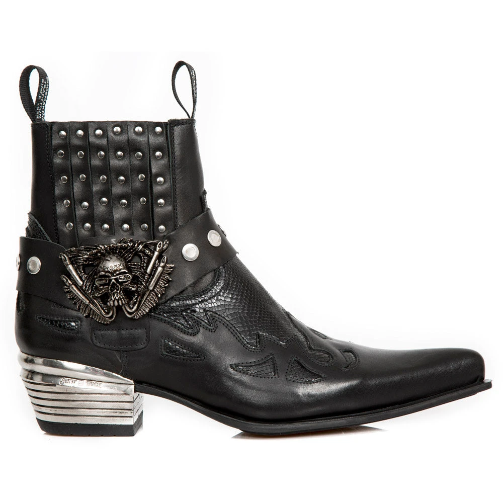 New Rock Boots New Rock Ankle Cowboy Boots M.WST045-S2 All Footwear 11 New Rock Boots New Rock Ankle Cowboy Boots M.WST045-S2 All Footwear